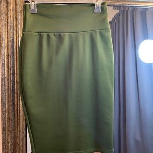 Green skirt